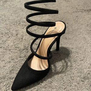 Call it spring black heels